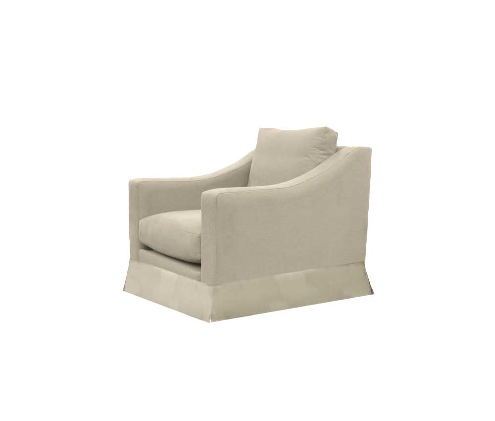 Hannah Armchair in Antwerp Cream loose Cover