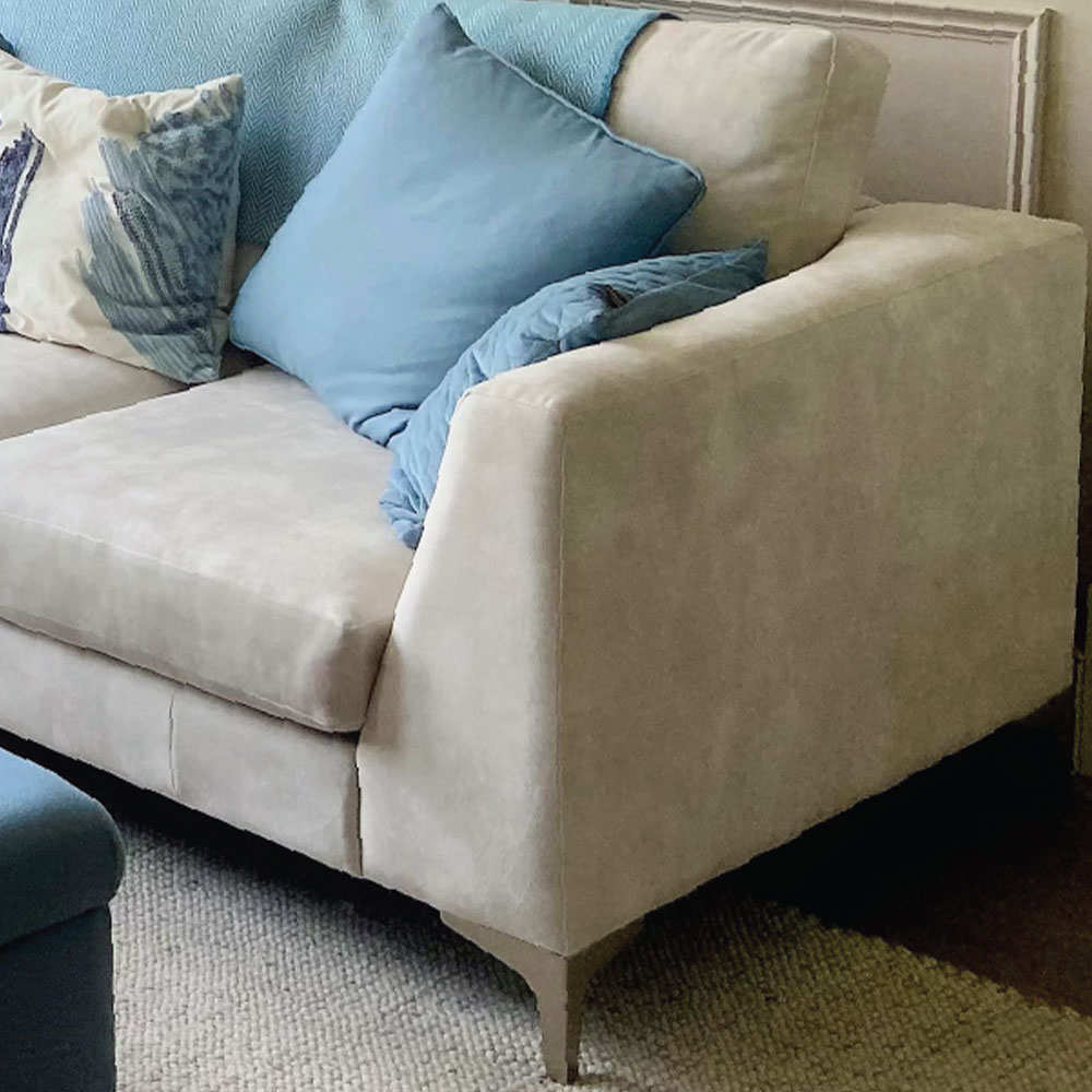 Baltimore Sofa in Lovely Ivory Fabric