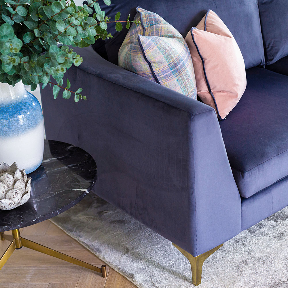 Baltimore Sofa In Plush Indigo