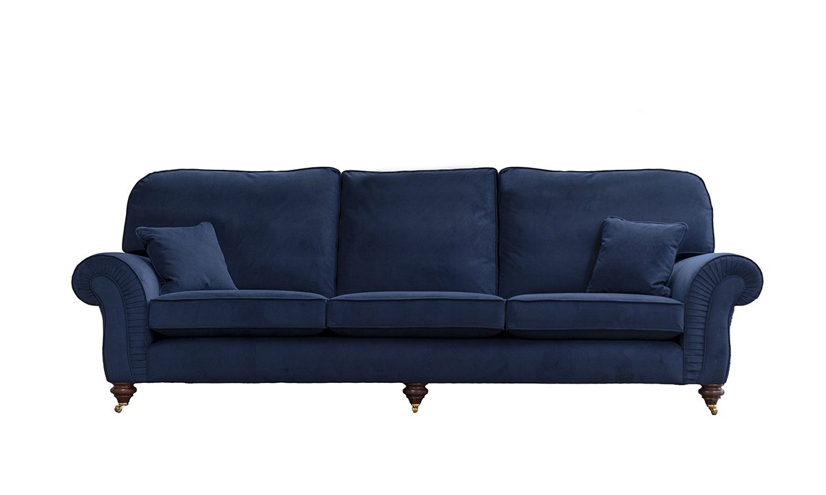 Capella Grand Sofa, Plush Indigo