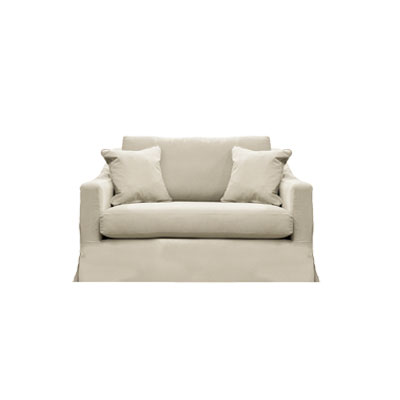 Hannah Love Seat Antwerp Cream Loose Cover