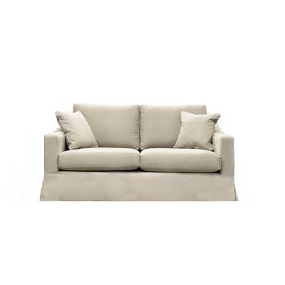 Hannah 2 Seater Loose Cover in Antwerp Cream