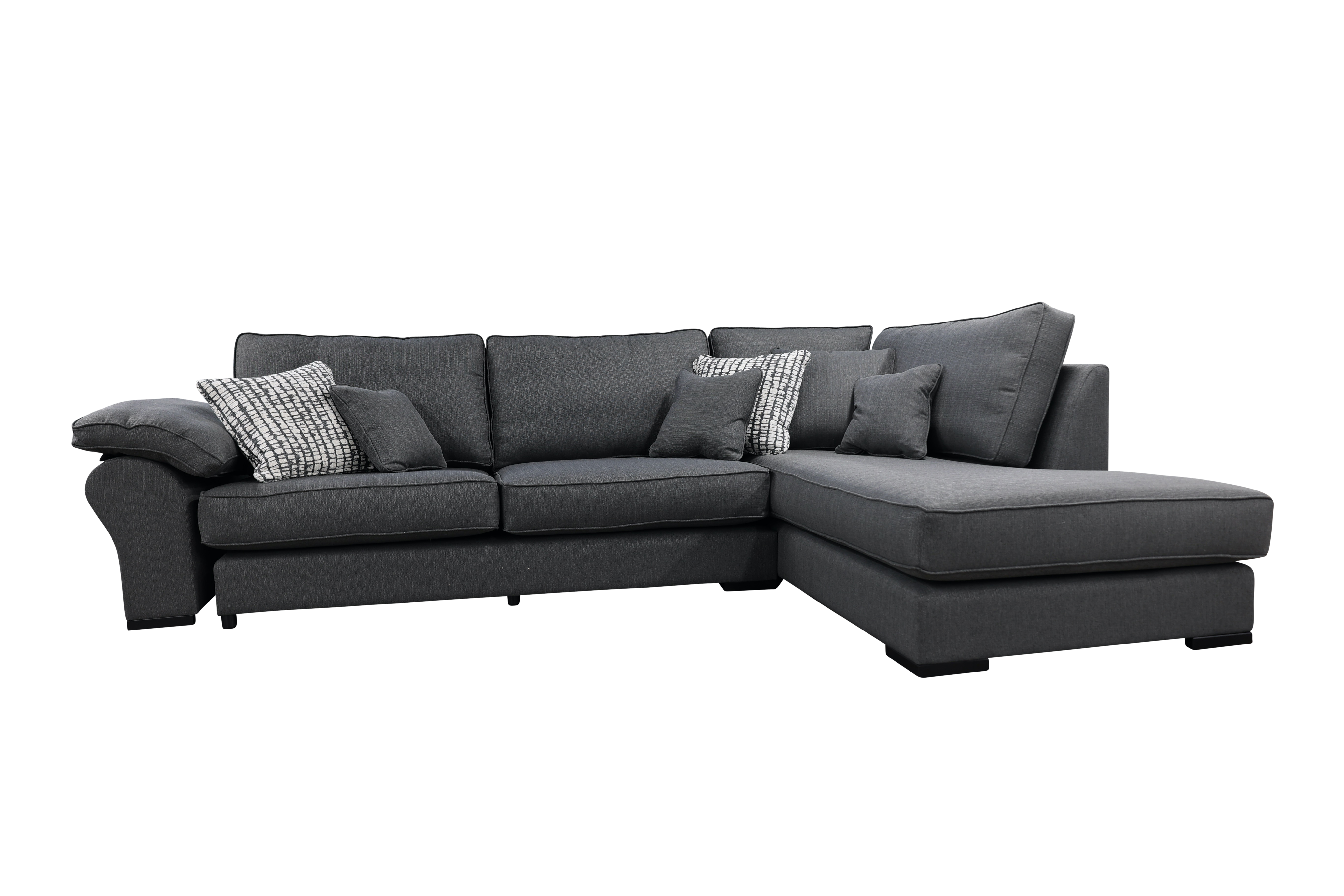 Atlas 3 Seateer LHF, Chaise RHF in Aosta Charcoal