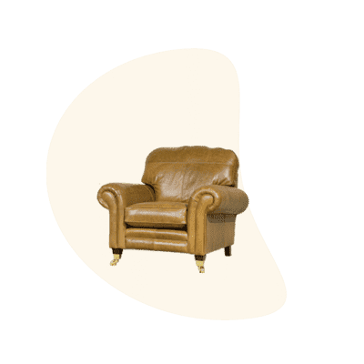 Leather Louis Chair