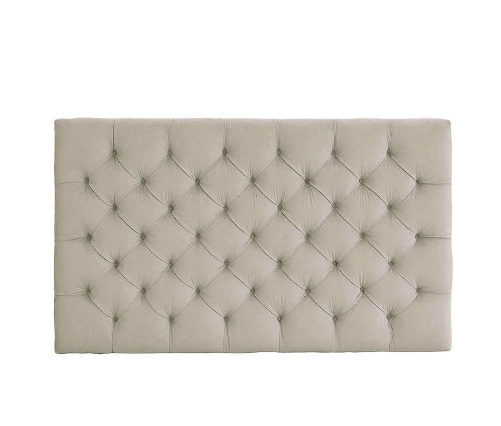 Deep Button Headboard in Antwerp Cream