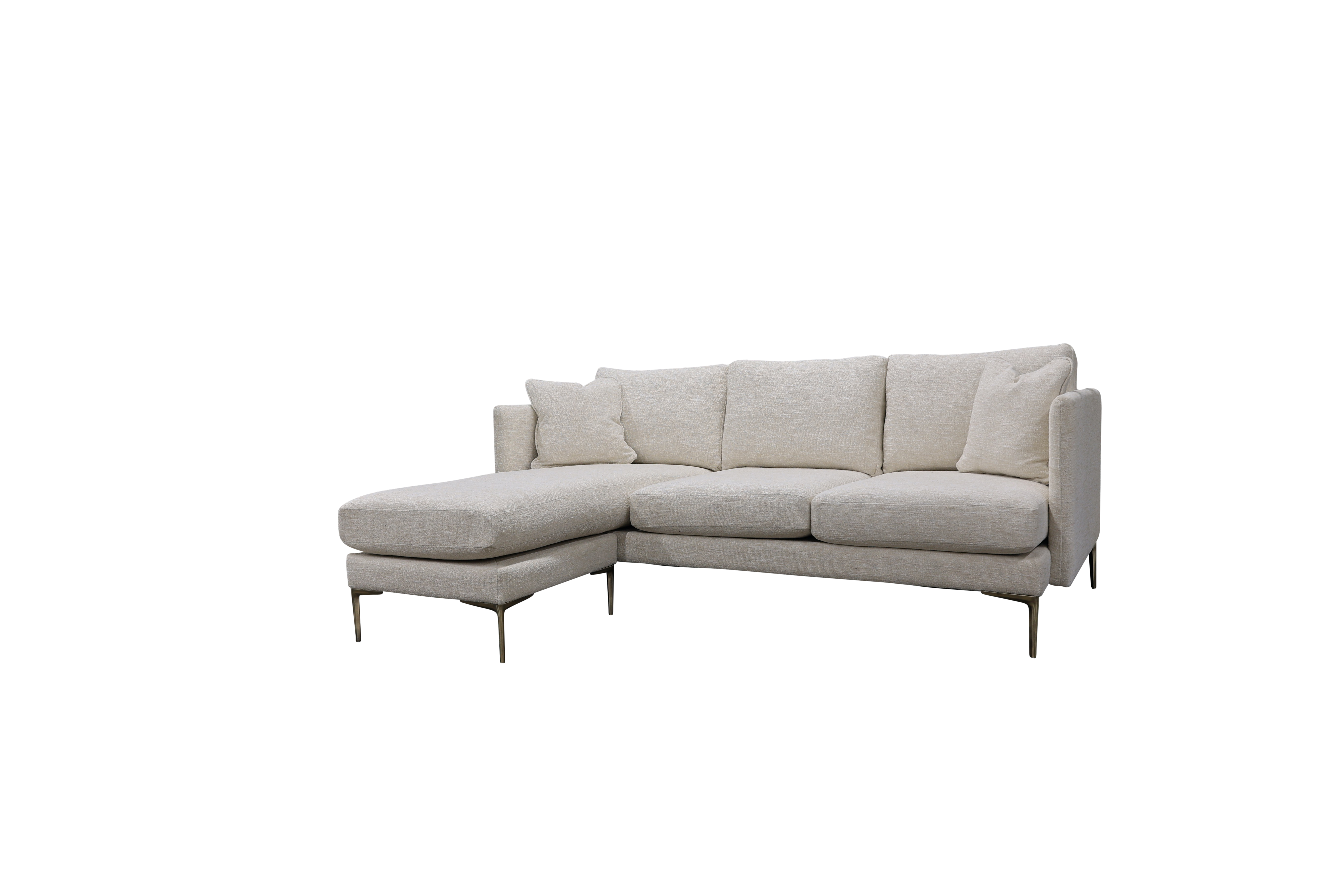 Marco Chaise End Sofa in Sadie Fog