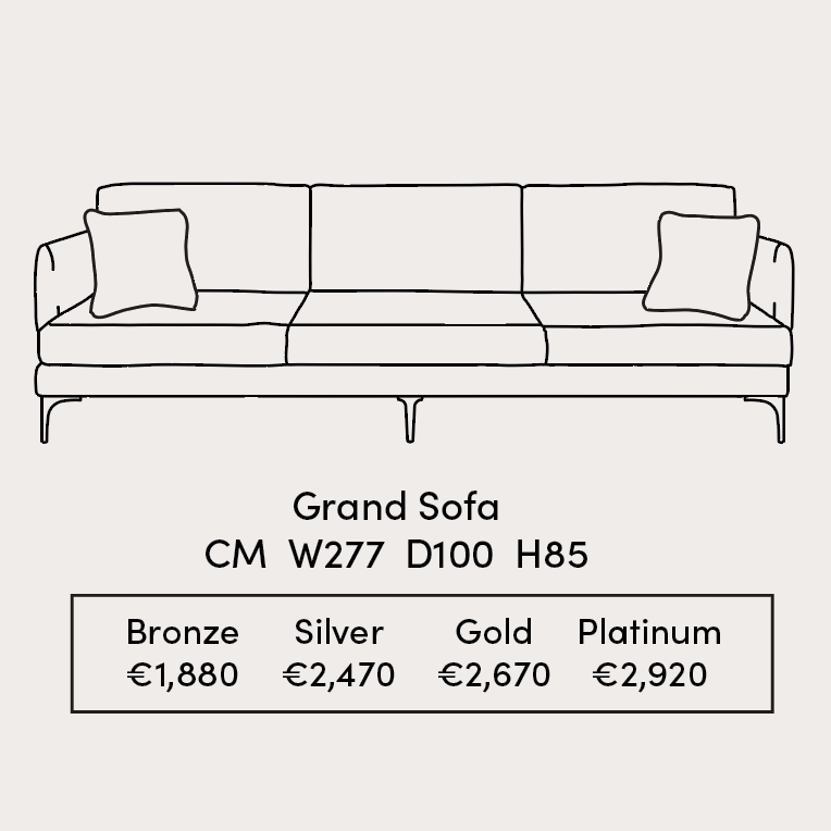 Marco Grand Sofa Antwerp Cream