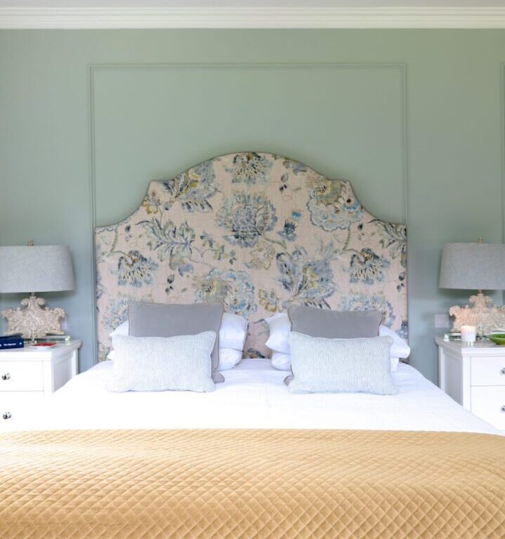 Valentina Headboard in Penny Blu