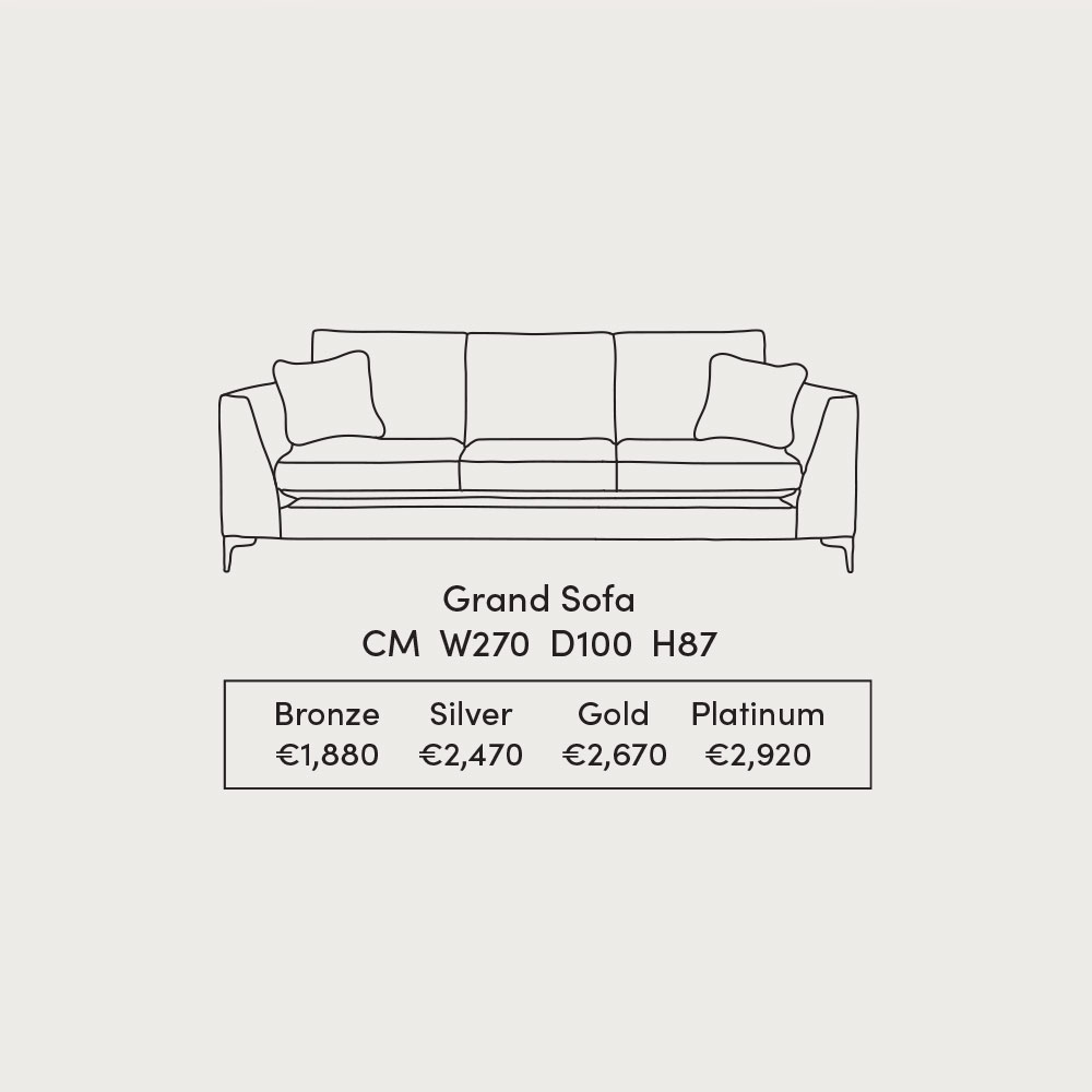 Baltimore Grand Sofa Dimensions