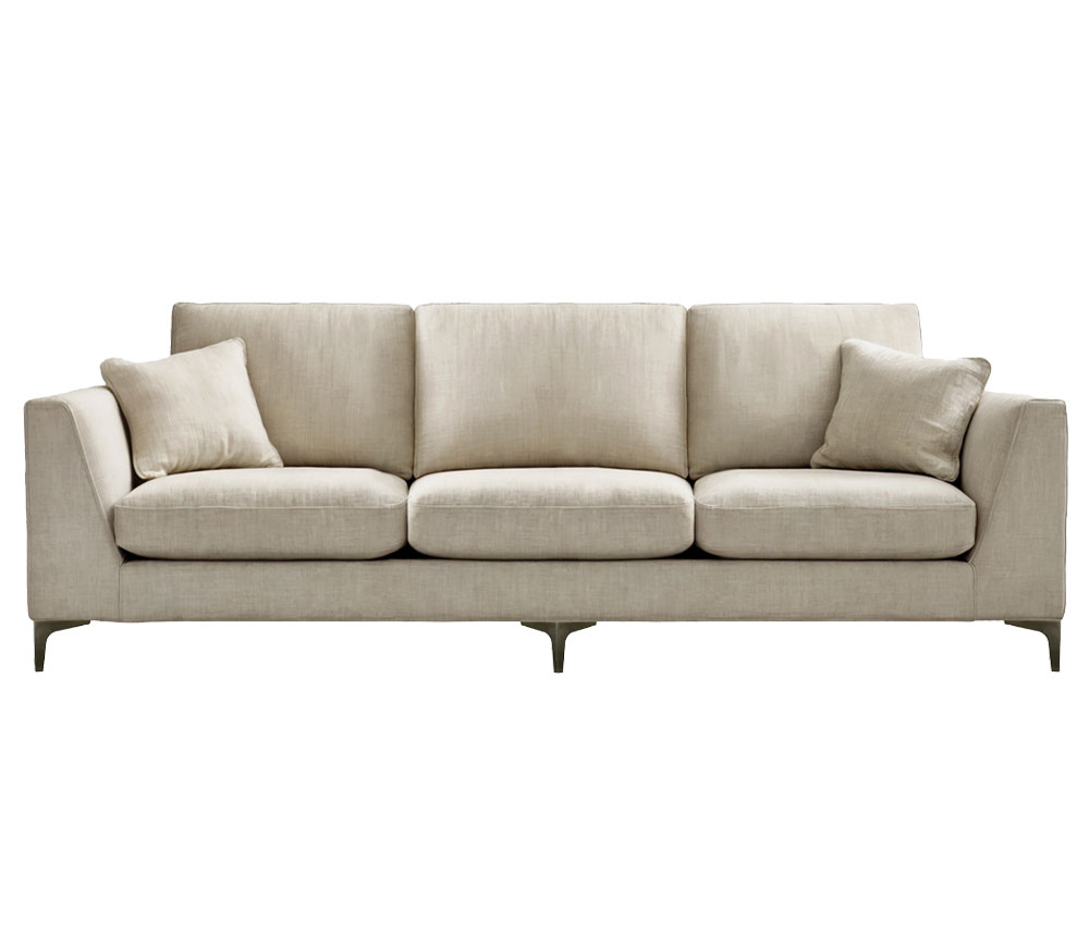 Baltimore Grand Sofa in Antwerp Cream Linen Fabric