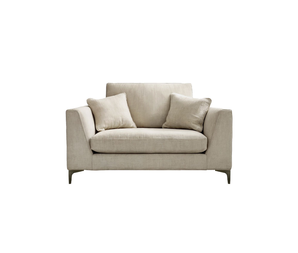 Baltimore Love Seat in Antwerp Cream Fabric