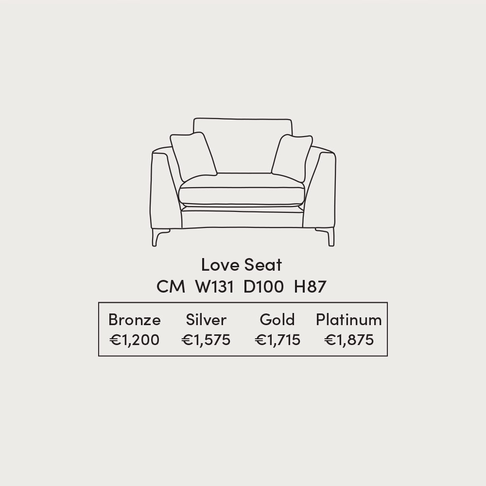 Baltimore Love Seat Dimensions